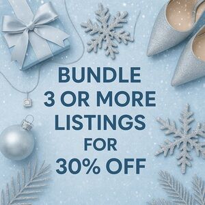 Bundle 3 or more listings for 30% off!